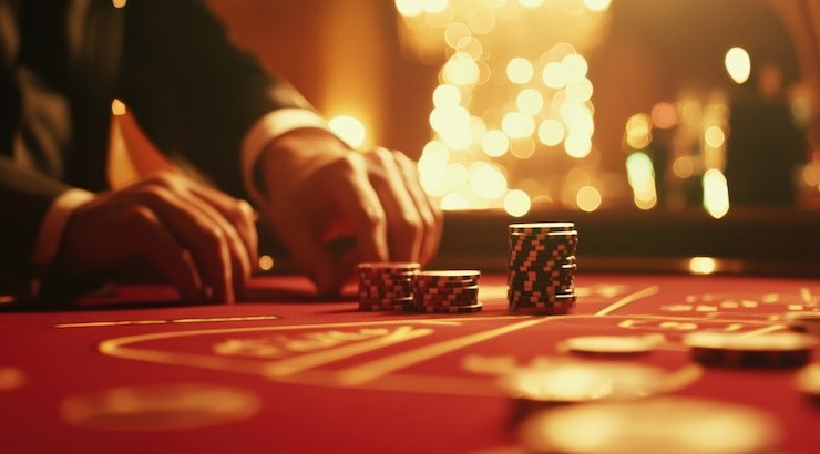 Tim arjuna69 di kantor pusat dengan layar monitoring pertandingan Liga 1 dan live dealer