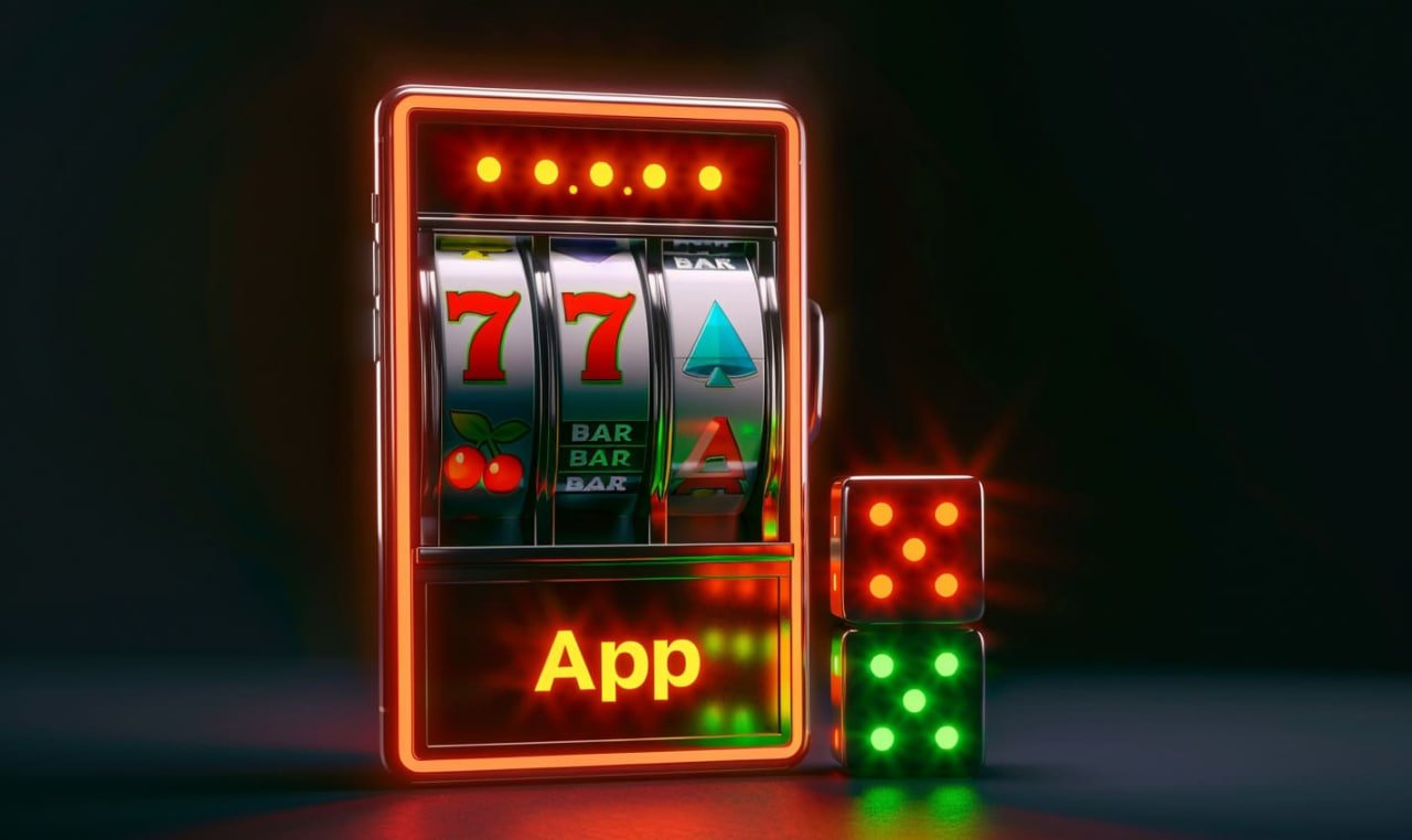 Antarmuka game Big Time Gaming di layar ponsel dengan menu navigasi dan koleksi game slot